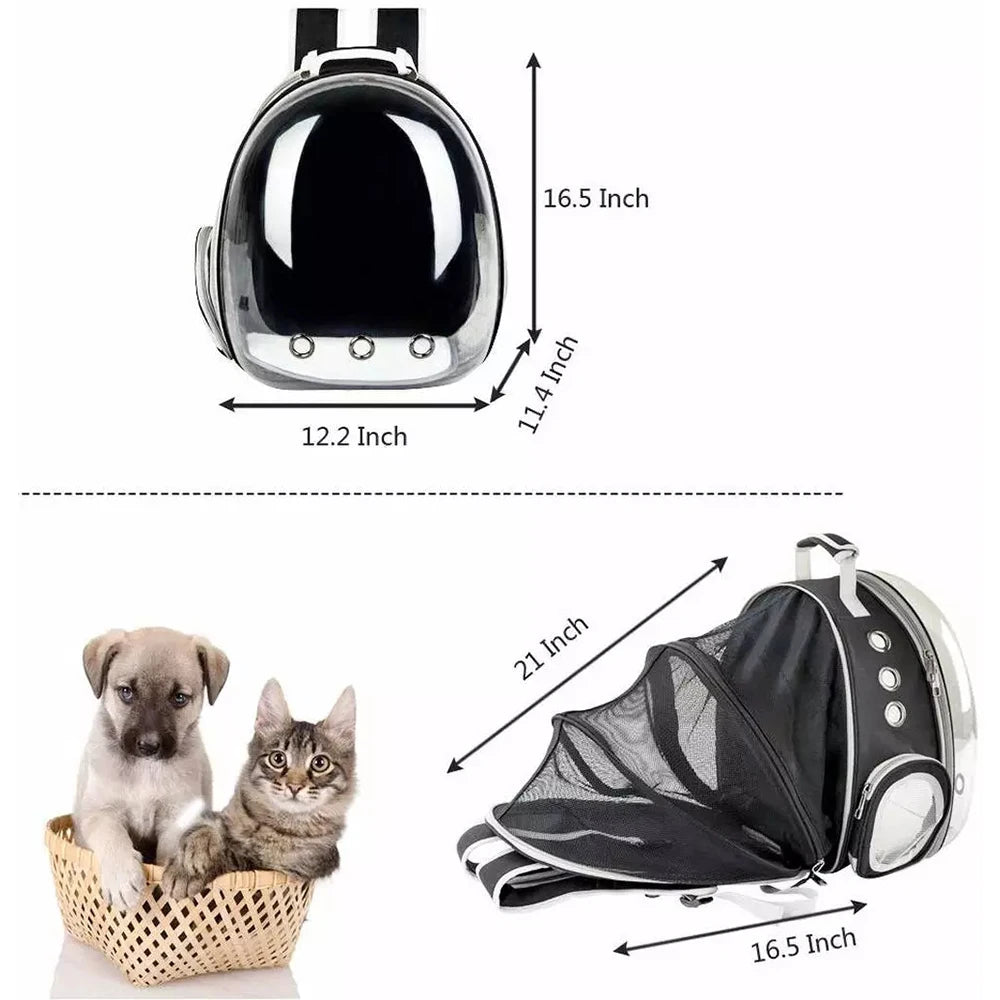Cat Bag Expandable Cat Carrier Backpack Portable Pet Puppy Traveling Outdoor Backpack Transporter Conveyor Cats Bag Pet Supplie