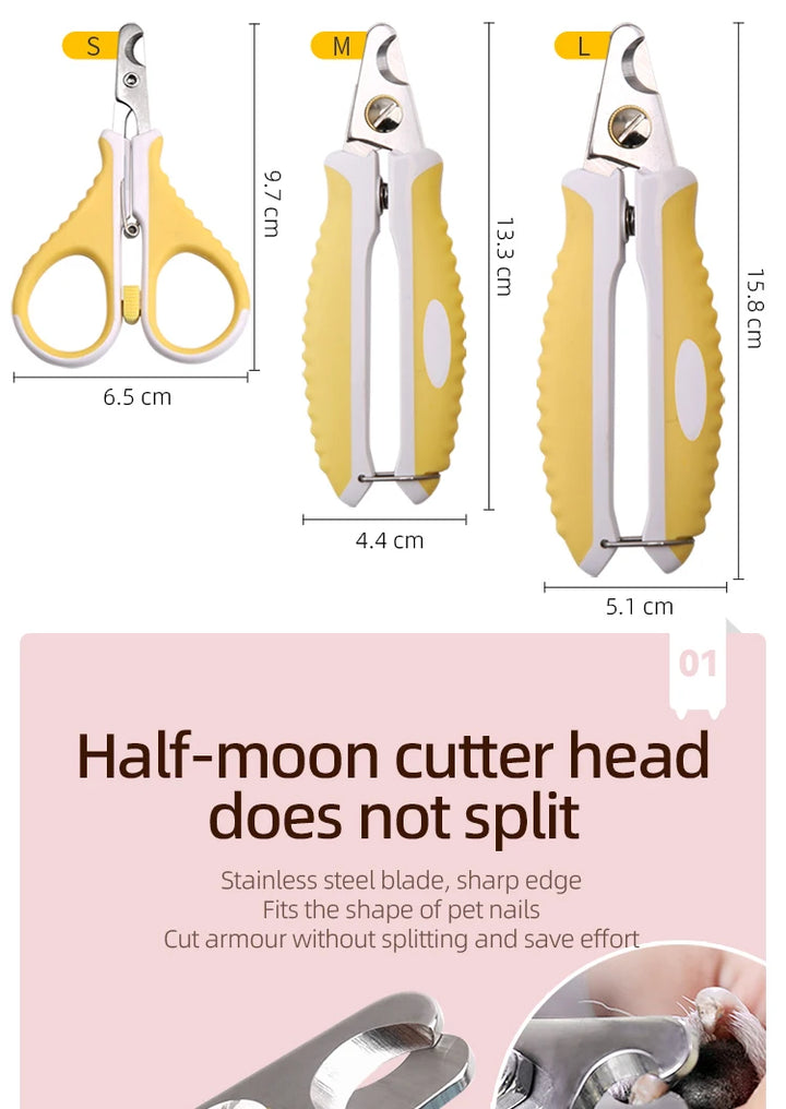 Pet Nail Clipper Scissors Pet Dog Cat Nail Toe Claw Clippers Scissors Trimmer Grooming Tools for Animals Pet Supplies