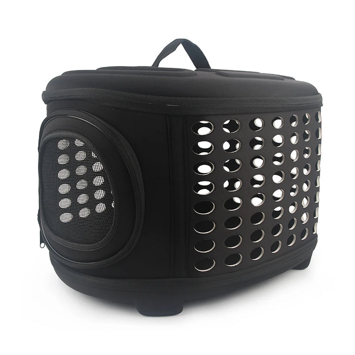 Travel Pet Bag Cat Flower Carriers Bags Breathable Pink Folding Small Dog Outdoor Shoulder Bag Folding Cats Carrying