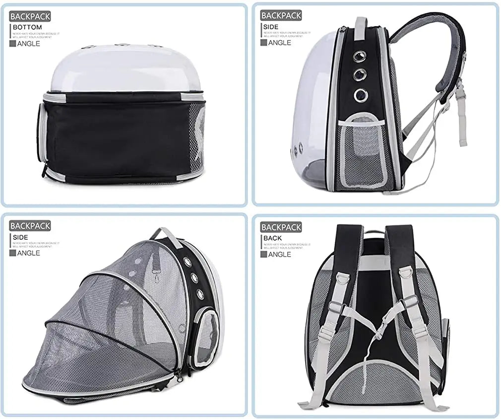Cat Bag Expandable Cat Carrier Backpack Portable Pet Puppy Traveling Outdoor Backpack Transporter Conveyor Cats Bag Pet Supplie