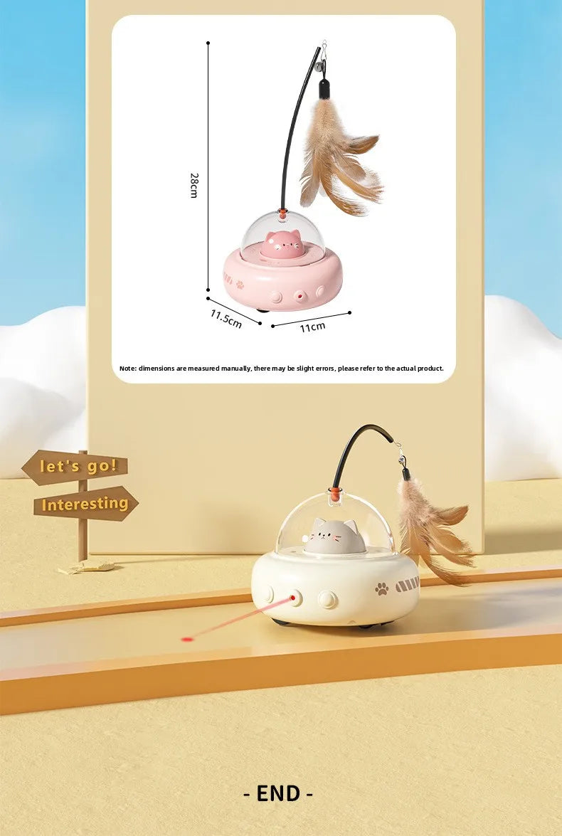 Intelligent automatic cat teasing toys self-hilarity relieving boredom electric induction cat toys pet supplies