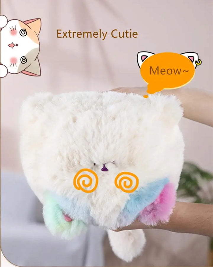 Cute Plush Toys Simulation Cat Dog Interactive Kids Huggy Pets Speak Electronic Accompanied Toy Children Gifts Birthday Awards