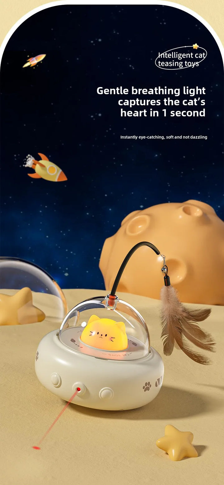 Intelligent automatic cat teasing toys self-hilarity relieving boredom electric induction cat toys pet supplies