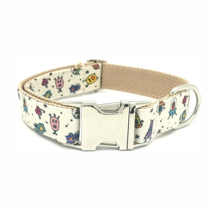 Free Engraving Personalized Dog Collars,Matching Leashes,Customized ID Name Contacts Muilti Design Adjustable Pet Collars