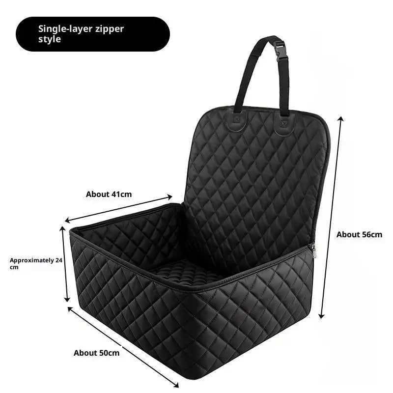 [G] Pet Dog Cat Car Seat Cover Pet Car Seat Pet Car Carrier Cushion Waterproof Wear Resistant Rear Seat Portable Pet Supplies