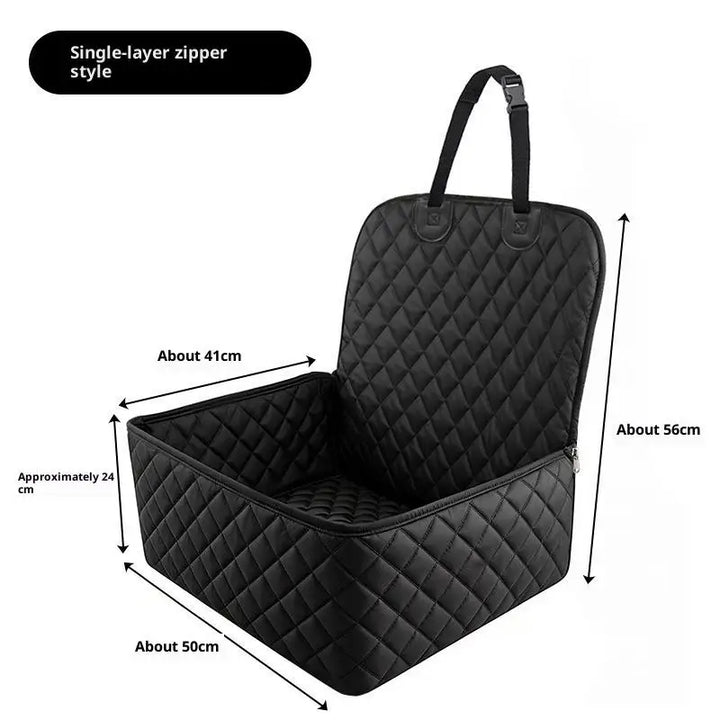 [G] Pet Dog Cat Car Seat Cover Pet Car Seat Pet Car Carrier Cushion Waterproof Wear Resistant Rear Seat Portable Pet Supplies