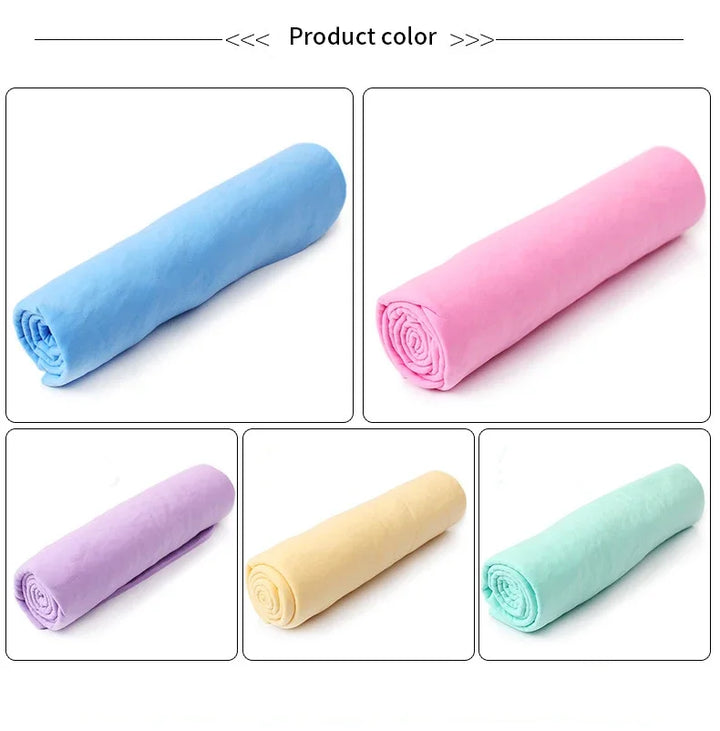 Soft PVA Pet Washing Wipes Pet Cat Dog Bath Towels Microfiber Strong Absorbent Towels Suitable for Dog Cat Pet Cleaning Towels