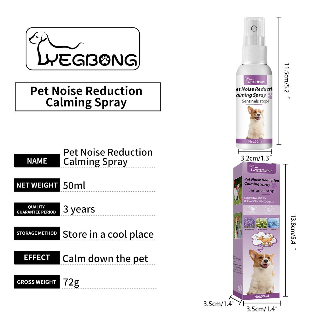 Pets Calming Spray Prevent Howling Relieve Stress Spray Manage Emotions Scratching Fighting Prevention Cat Anti-anxiety Liquid