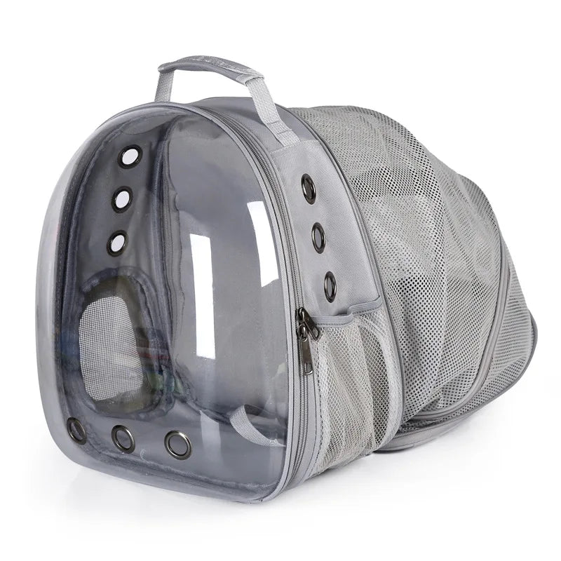 Cat Bag Expandable Cat Carrier Backpack Portable Pet Puppy Traveling Outdoor Backpack Transporter Conveyor Cats Bag Pet Supplie