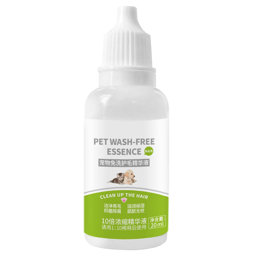 Pet Dry Shampoo Spray Puppy Gentle No-Rinses Fur Cleaner Eliminates Odor Long-Lasting Fresh-Scent Pet Care