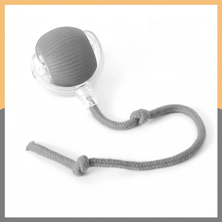 Dog and cat toys, ball, durable, self-entertainment, with rope, cat teaser ball, pet supplies, jumping ball, thud pet toys