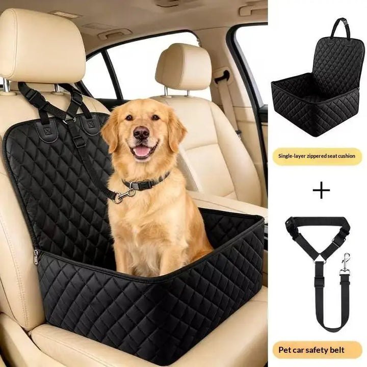 [G] Pet Dog Cat Car Seat Cover Pet Car Seat Pet Car Carrier Cushion Waterproof Wear Resistant Rear Seat Portable Pet Supplies
