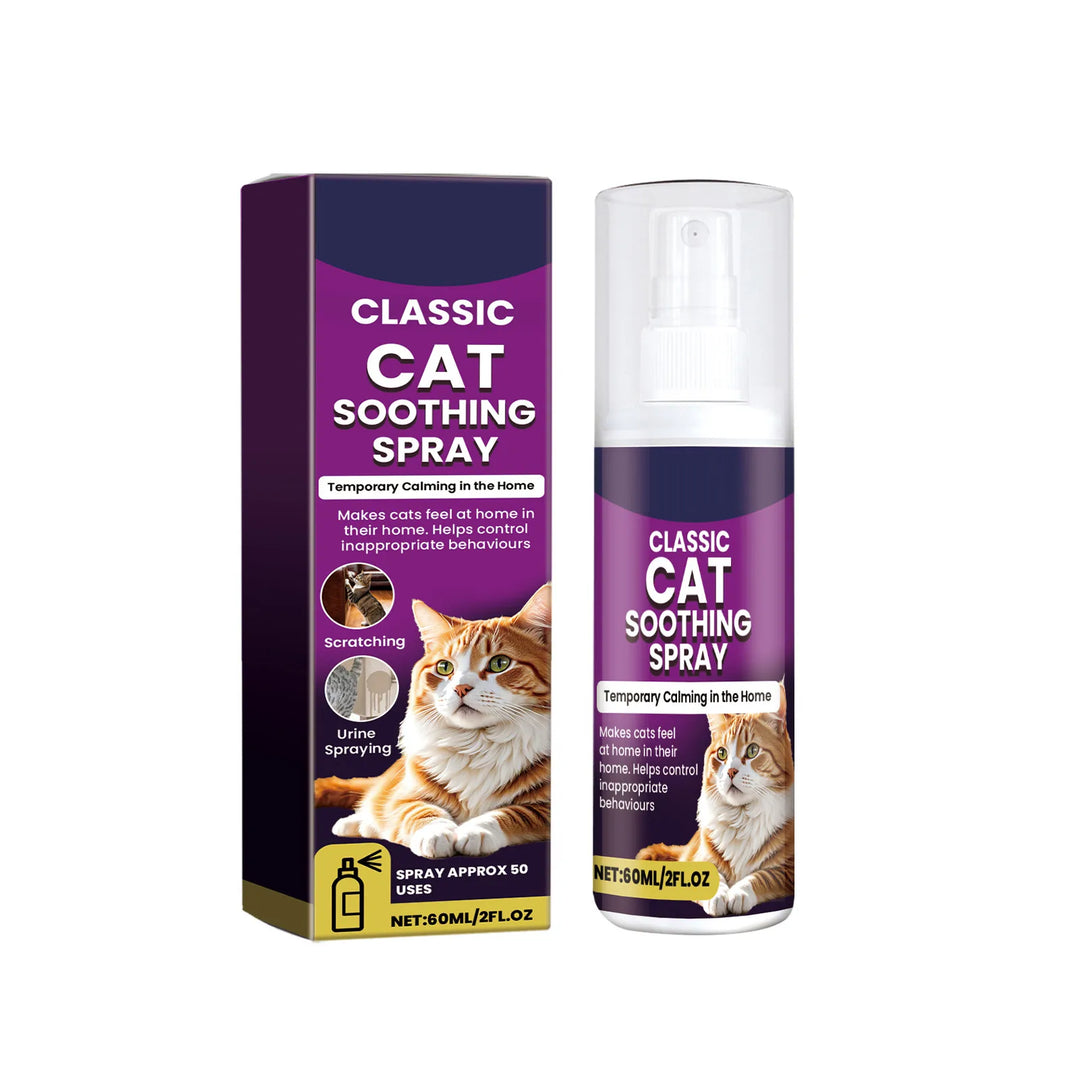 60ml Pet Calming Spray Prevent Howling Reduce Anxiety Soothe Mood Pet Dog Cat Estrus Calming Prohibition Spray Pet Supplies