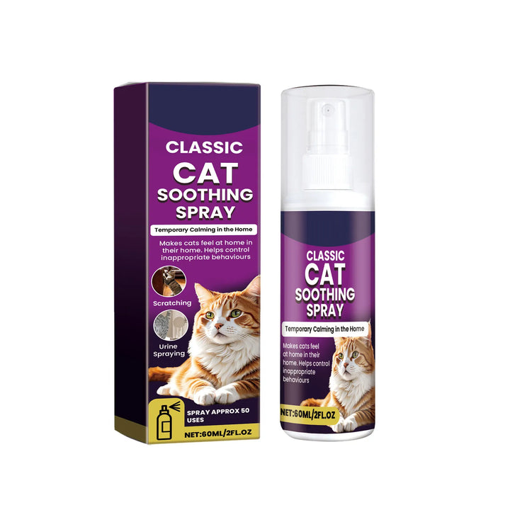 60ml Pet Calming Spray Prevent Howling Reduce Anxiety Soothe Mood Pet Dog Cat Estrus Calming Prohibition Spray Pet Supplies