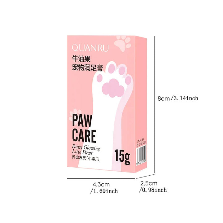Pet paw care cream, rich in natural plant ingredients, gentle moisturizing, alcohol free, pet care moisturizing cream