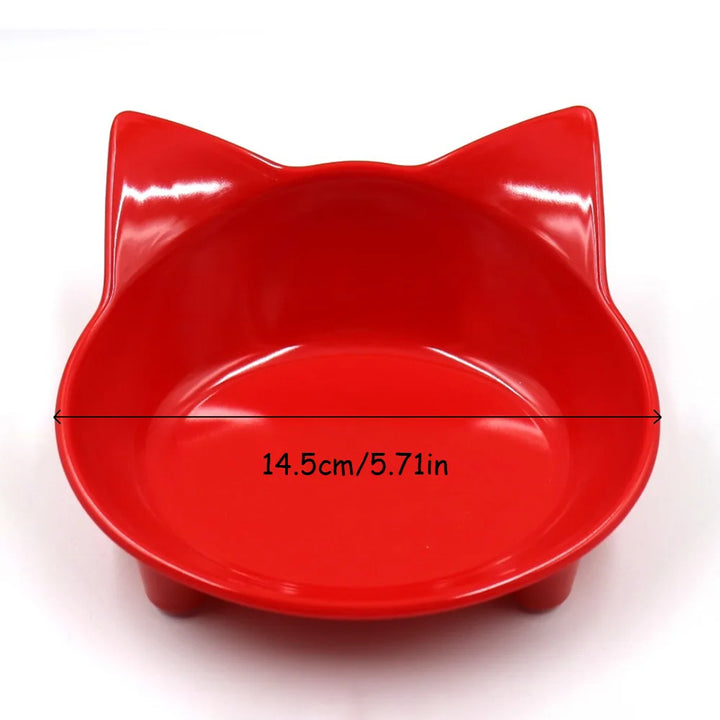 Colorful Cat Food & Water Dishes, Safe Pet Feeding Bowls, Practical Pet Supplies for Cats