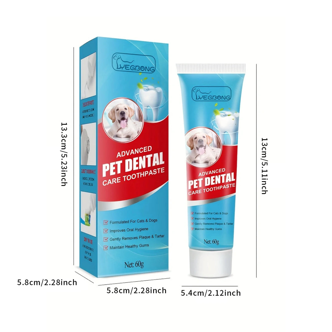 Pet ToothpasteFreshens Breath & Reduces Bad BreathRemoves Tartar & Cleans TeethOral Care Edible Toothpaste for Dogs & Cats