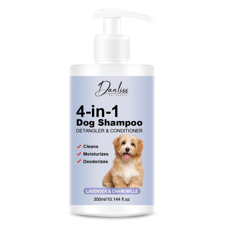 Pet shampoo, cat and dog shampoo, pet cleaning, pet odor removal hair protection, making hair softer, preventing pet hair loss