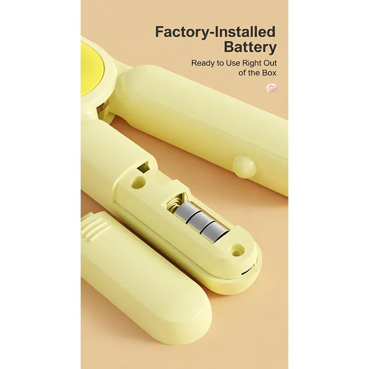 LED Light Pet Nail Clipper with File Anti-cut Bloodline Anti-splash Trimmer Safe Grooming Tool for Cat Kitten Precise Claw