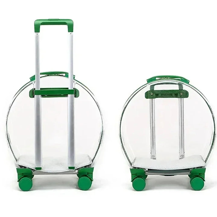 Puppy Move Trolley Cat Carriers Transparent Pet Backpack Animal Transportation and Goods for Travel Pet Supplies with Wheels