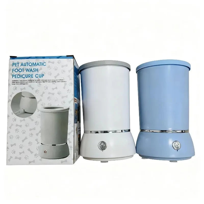 Paw Cleaner Massager Automatic Cleaner Portable Dog Paw Washer Electric Massager USB Rechargeable for Small To Medium Dogs Cats