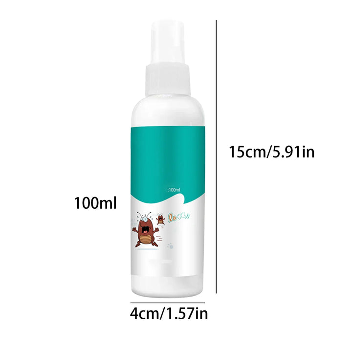 100ml Natural Care Flea and Tick Spray for Dogs and Cats Flea Treatment for Indoor Outdoor Dogs and Cats Flea Killer