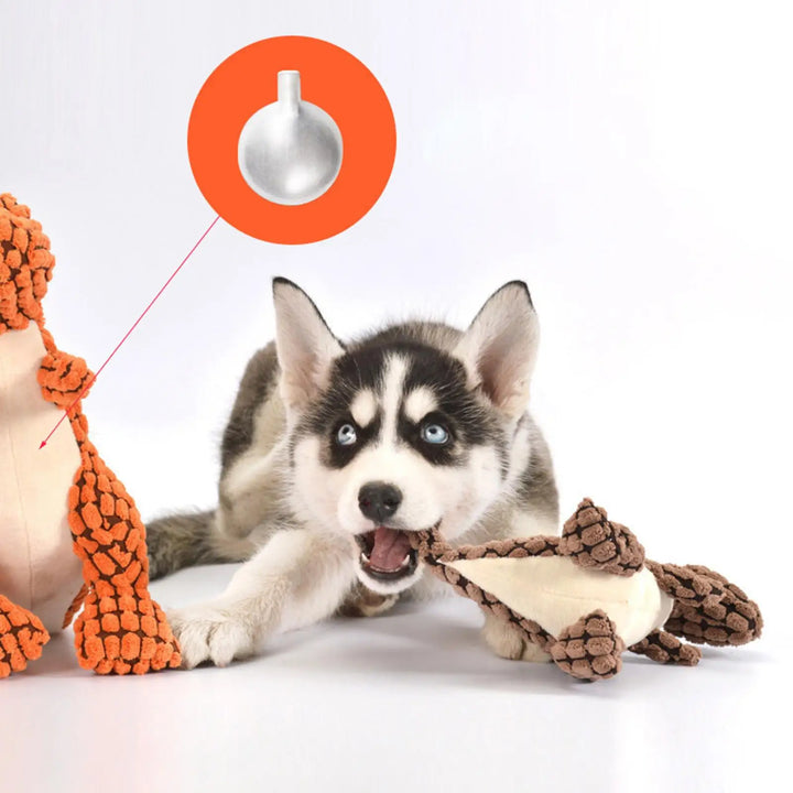 Fun Pet Toy Dog pet plush Dinosaur toy interactive sound anti-demolition home large and small dog boredom companion toy