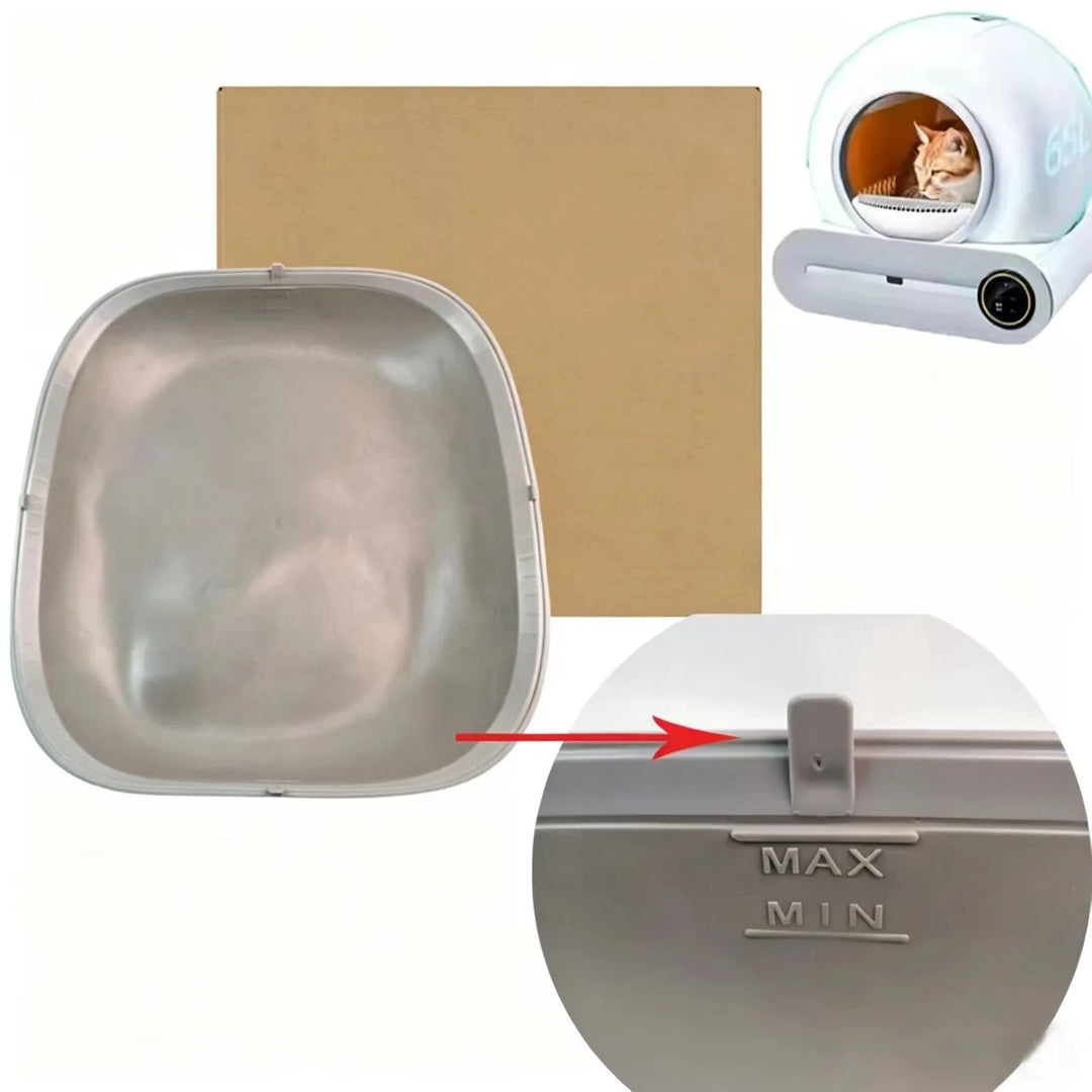 Automatic Cat Litter Box Accessories Bin Door Collecting Feces Bottom Capsule Garbage Bag for Cat Toilet Litter Box
