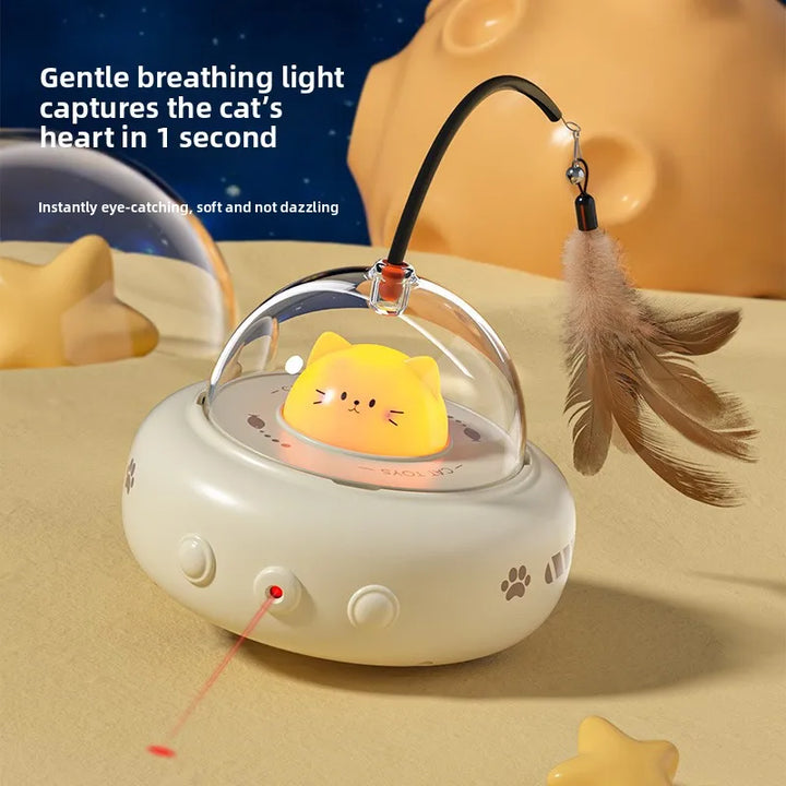 Intelligent automatic cat teasing toys self-hilarity relieving boredom electric induction cat toys pet supplies