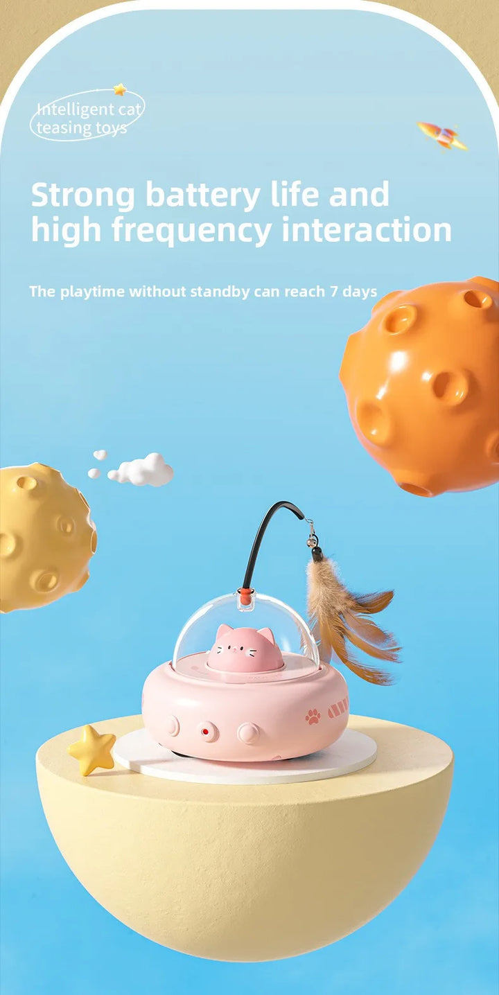 Intelligent automatic cat teasing toys self-hilarity relieving boredom electric induction cat toys pet supplies