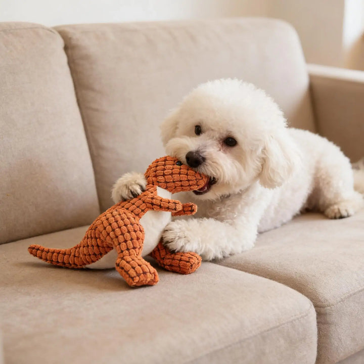 Fun Pet Toy Dog pet plush Dinosaur toy interactive sound anti-demolition home large and small dog boredom companion toy