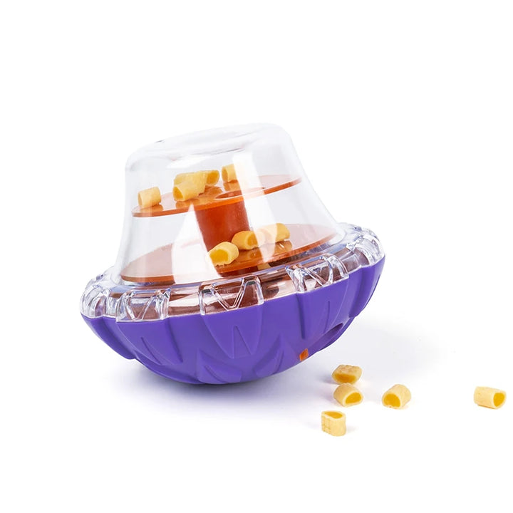 Pet Dog Fun Bowl Feeding Toys Dog Cat Shaking Leakage Food Ball Food Dispenser Tumbler Feeder Pet Interactive Toys Pet Supplies