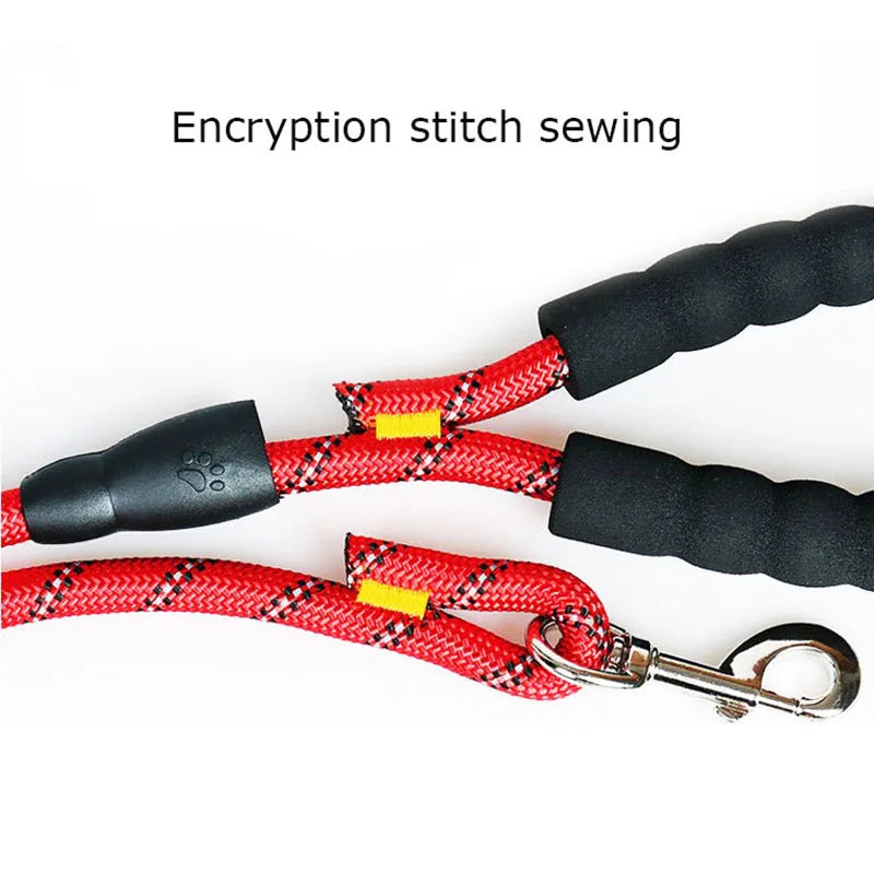 1.5m Pet Leash with Reflective & Comfortable Padded Handle for Small, Medium and Large Dogs