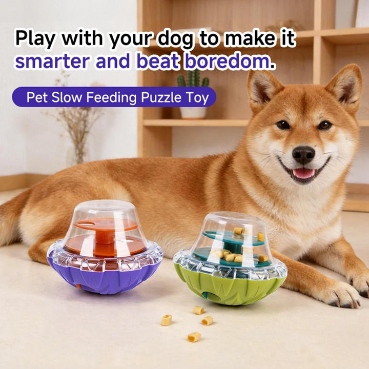 Pet Dog Fun Bowl Feeding Toys Dog Cat Shaking Leakage Food Ball Food Dispenser Tumbler Feeder Pet Interactive Toys Pet Supplies