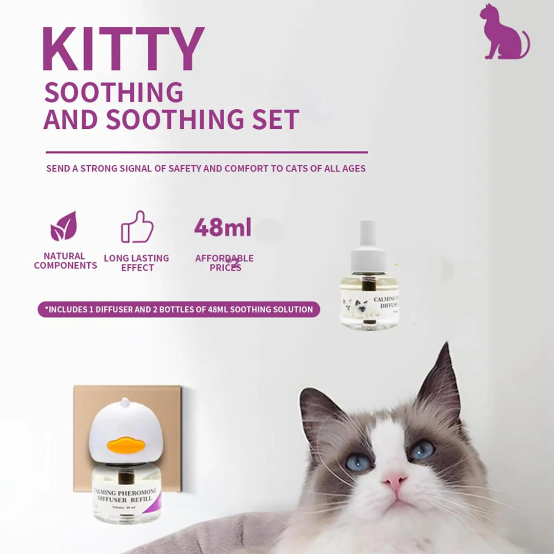 3/6pcs Pet Calming Diffuser, 3 In1 Pet Pheromones, Pheromones For Pet Relief Stress Anxiety Reduce Aggression Barking, 48ml