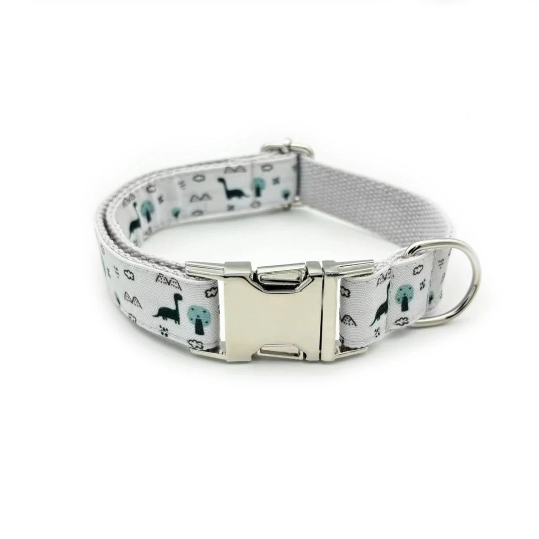 Free Engraving Personalized Dog Collars,Matching Leashes,Customized ID Name Contacts Muilti Design Adjustable Pet Collars