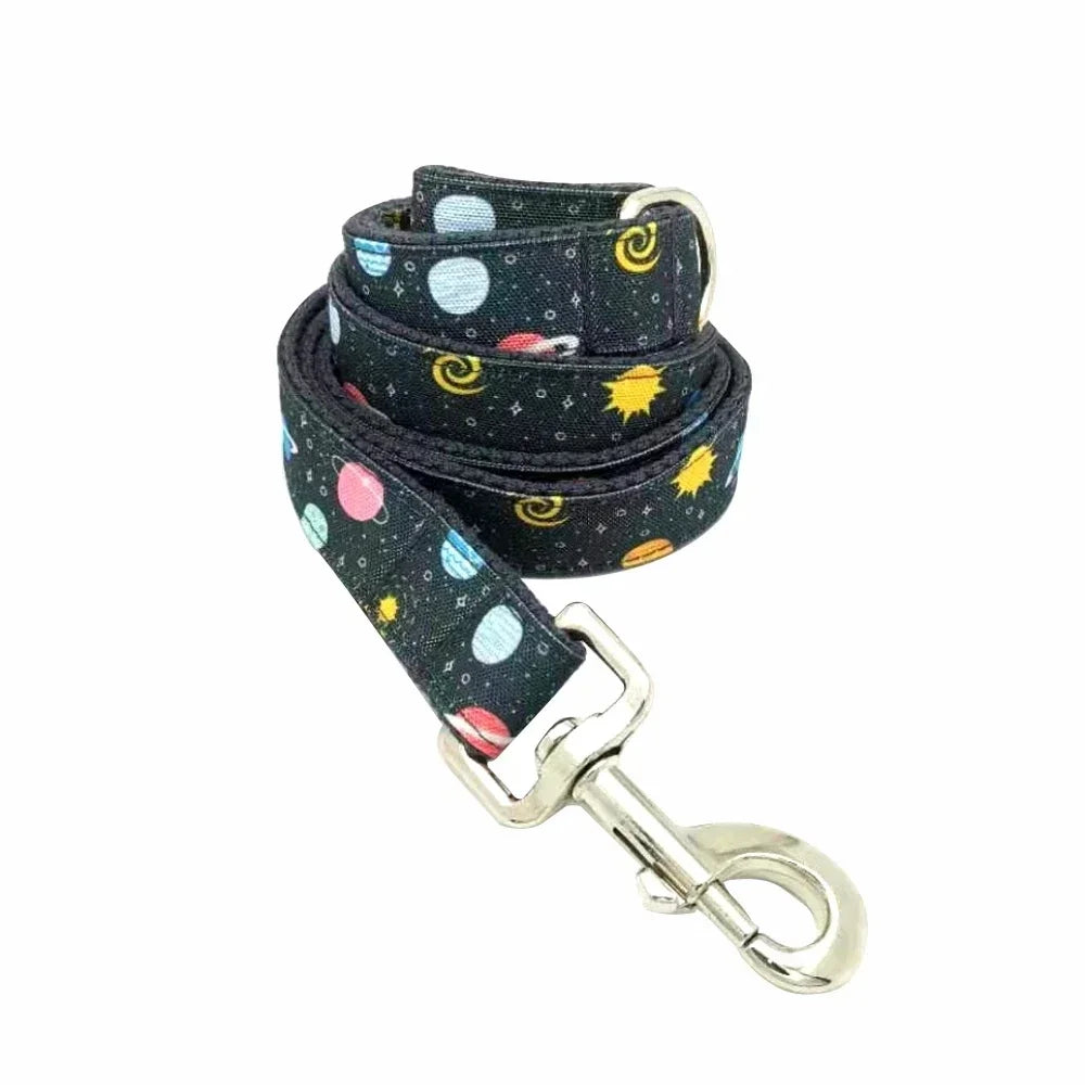 Free Engraving Personalized Dog Collars,Matching Leashes,Customized ID Name Contacts Muilti Design Adjustable Pet Collars
