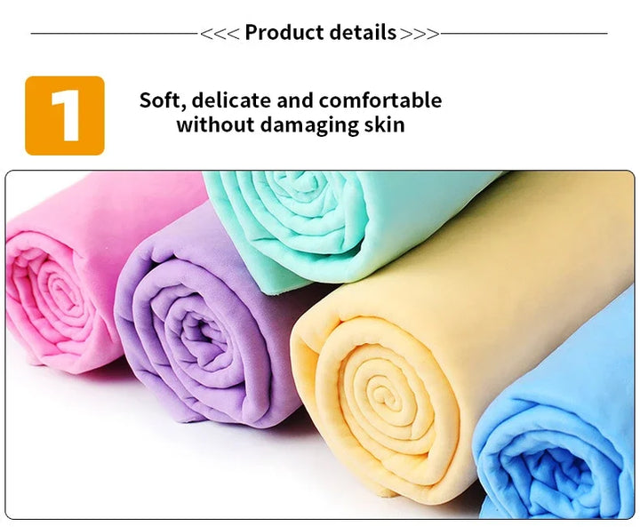 Soft PVA Pet Washing Wipes Pet Cat Dog Bath Towels Microfiber Strong Absorbent Towels Suitable for Dog Cat Pet Cleaning Towels