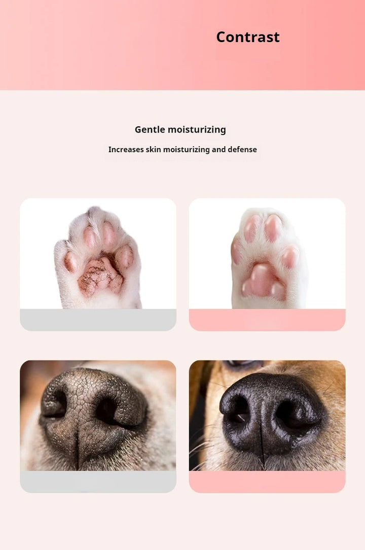Pet paw care cream, rich in natural plant ingredients, gentle moisturizing, alcohol free, pet care moisturizing cream