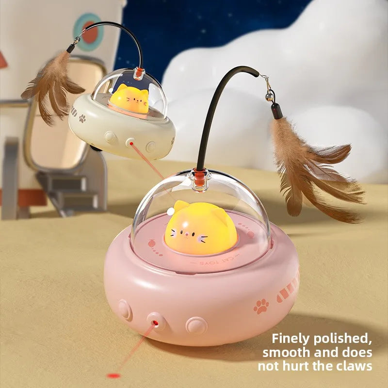 Intelligent automatic cat teasing toys self-hilarity relieving boredom electric induction cat toys pet supplies