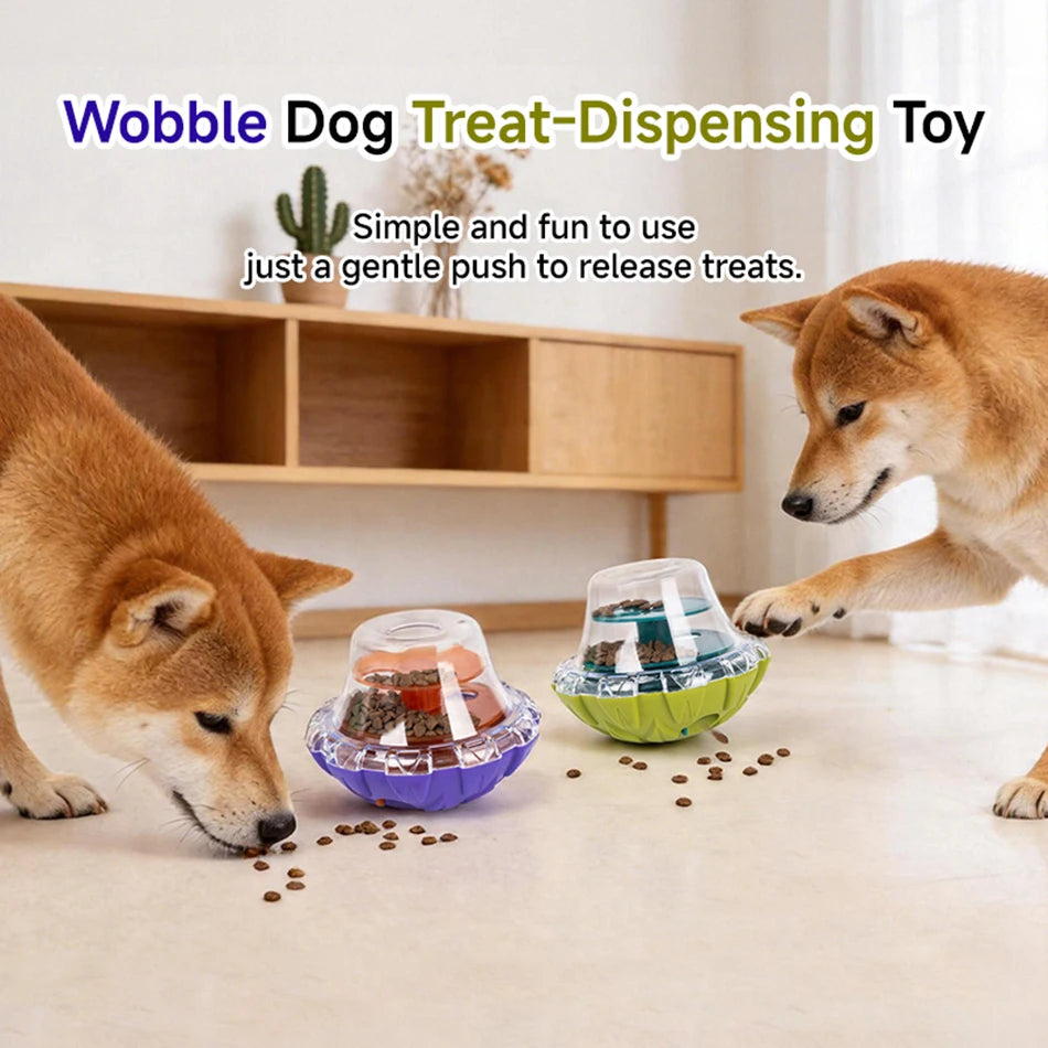 Pet Dog Fun Bowl Feeding Toys Dog Cat Shaking Leakage Food Ball Food Dispenser Tumbler Feeder Pet Interactive Toys Pet Supplies
