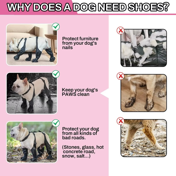 PawGuard Pro Dog Boots – Waterproof, Non-Slip Protection for Every Step